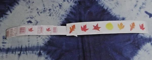 US 5971-5975 VIBRANT LEAVES POSTCARD (F) RATE COIL STRIP OF 7 TAPE CODE ATTACHED - Picture 1 of 3