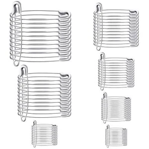340 Pcs Safety Pins Assorted Sizes Safety Pins Set for Sewing Craft Cloth Large - Picture 1 of 7