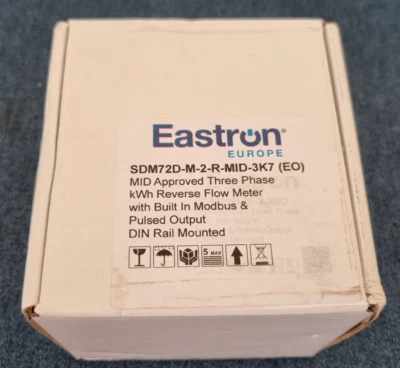 Eastron SDM72D-M-2-R-MID-3K7 EO Mid Approved Three Phase Kwh Reverse Flow Meter