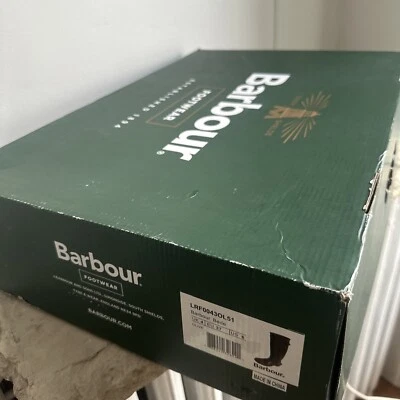 Barbour Mujeres Bede Impermeable Nieve Invierno Wellingtons Botas - Oliva - Nuevas en Caja Foto 1 de 4