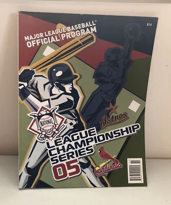 2005 Official National League Series Championship Program, Cardinals & Braves - Image 1 of 4
