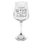 Engraved Retirement Wine Glass Gift Funny Retirement Gift | Retired Leaving Gift