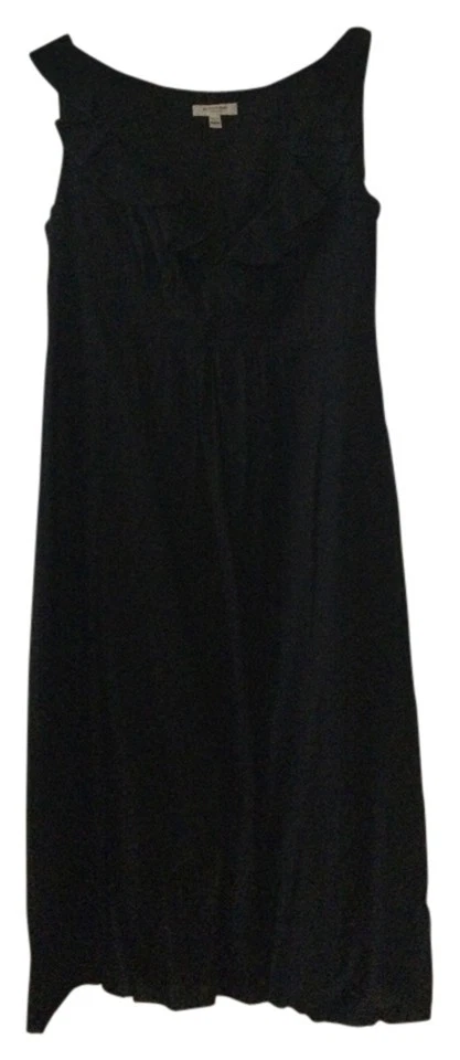 BURBERRY LONDON Black Cotton Uk 12/ Us 10 Dress Mint Reg $595.00 Pre-loved - Image 1 of 4