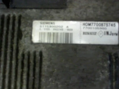 Centralina Iniezione Siemens S115300202A Renault Megane Scenic 1.6e JA 66 - Immagine 1 di 2