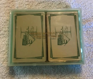 VINTAGE 2 DECKS OF PLAYING CARDS DALLAS TX ~ SEALED ~ U.S. INT REV STAMPS B&B - Picture 1 of 11