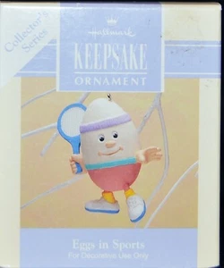 HALLMARK 1993 - HUEVO EN DEPORTES - SEGUNDO EN LA SERIE ADORNO DE PASCUA - COMO NUEVO EN CAJA - Imagen 1 de 1