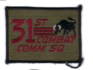 PATCH USAF 31st COMBAT COMMUNICATIONS SQ HAT PATCH OFFUTT AFB B4-5 - Picture 1 of 1