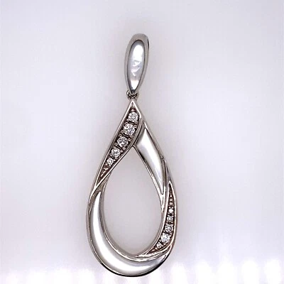 Kabana MOP Diamond 14K White Gold Pendant DG7076949 - Image 1 of 4