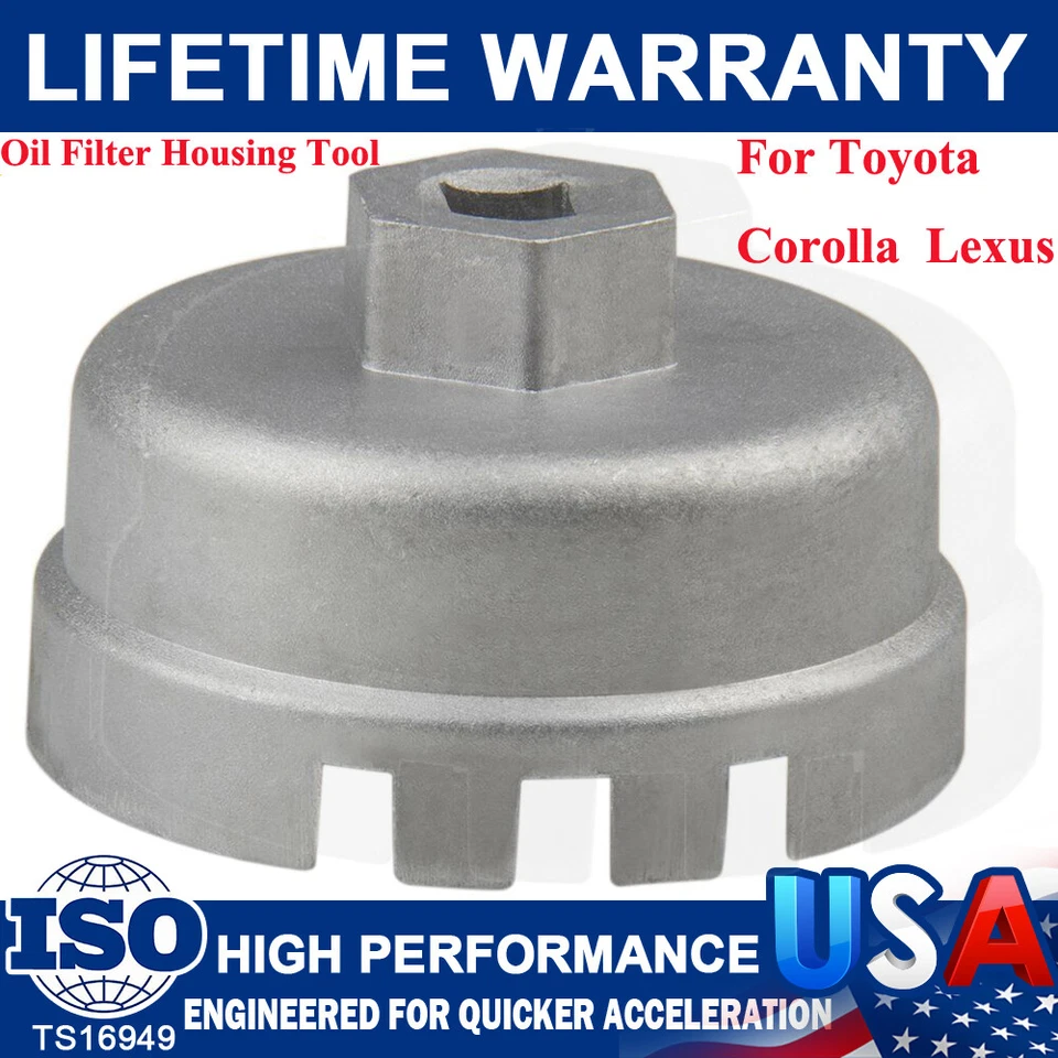 Oil Filter Wrench for Toyota Lexus Tundra Sequoia 4Runner 6 & 8 Cylinder Engines - Image 1 of 4
