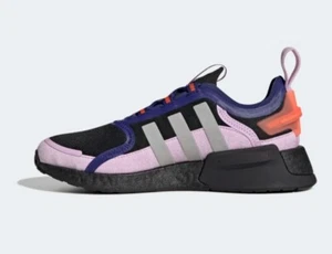 Adidas Originals NMD_V3 Zapatos Núcleo Negro/Feliz Lila Para Mujer Talla 7 NUEVOS - Imagen 1 de 13