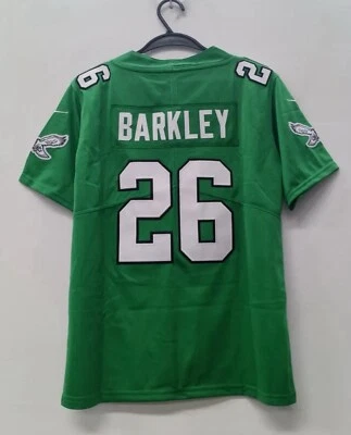 Saquon Barkley#26 Philly Eagles KID Jersey Kelly Green YOUTH Medium Stitched - Image 1 of 2