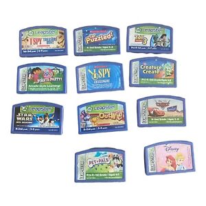 LeapFrog Leapster Game Cartridges Only Lot of 11