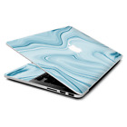 Skin Wrap for MacBook Pro 15 inch Retina  Baby Blue Ice Swirl Marble