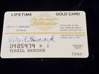 The Los Angeles Biltmore Lifetime Gold Credit Card ~ exp ? ~ our# cb356
