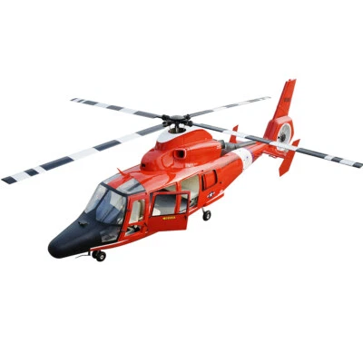 Roban 800size AS-365 Dauphin ARF RC Helicopter red Coast Guard Model Fuselage - Image 1 of 4