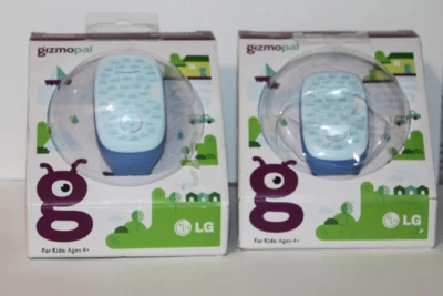 TWO ~ LG GizmoPal VC100 Blue Toy Smartwatch For Kids New In Box VERIZON - Image 1 of 4