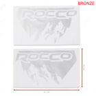 Silver ROCCO Side Body L+R Sticker Decal For Toyota Revo Rocco SR5 '15 '20