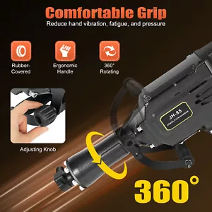 1700w Powerful Electric Heavy Duty Jack Hammer Concrete Breaker Industrial Tool - Picture 1 of 8