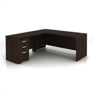 Bush Business Series C 3-Piece L-Shape Computer Desk in Mocha Cherry - Picture 1 of 1