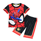 Kinder Jungen Spiderman Outfits Set Sommershirt Kurzarmshirt T-Shirt Tops Shorts