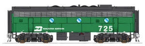 Intermountain N EMD F7B Burlington Northern BN #735 DC LED 69777-06 - Picture 1 of 1