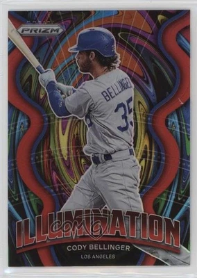 2022 Panini Prizm Illumination Red Prizm Cody Bellinger #IL-3 - Image 1 of 2