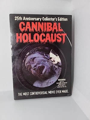 Cannibal Holocaust 1980 DVD 25th Ann Edition Poster Slipcover Cult Gore Horror - Image 1 of 3