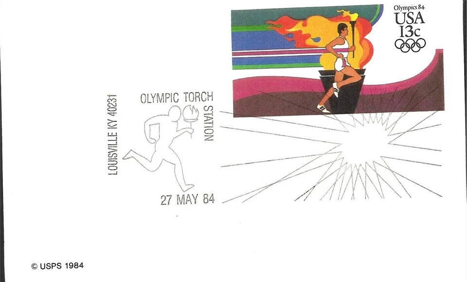 1984 OLYMPIC TORCH STATION Louisville KY 27 May 1984 - Image 1 of 1