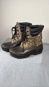 Crater Ridge Mens Camo Duck Boots Insulated Waterproof Hunting Rain Snow SZ 9 - Picture 1 of 7