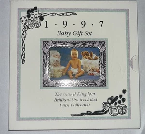 1997 Baby Gift Set UK Uncirculated Royal Mint Coin Collection - Picture 1 of 10