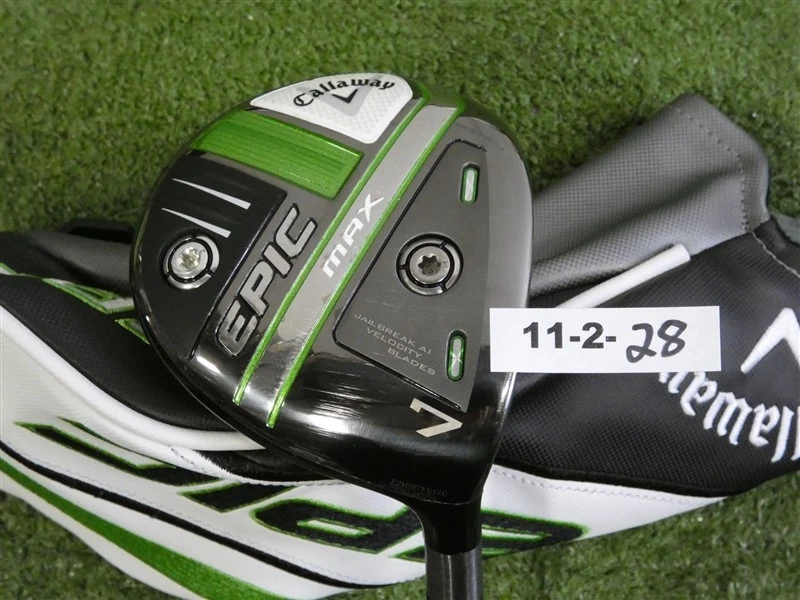 Callaway Epic Max 21* 7 Wood Ventus Blue VeloCore 6 Regular Graphite w Headcover - Image 1 of 4