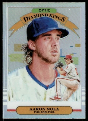 2019 Donruss Optic Holo #18 Aaron Nola DK - BB - Image 1 of 2