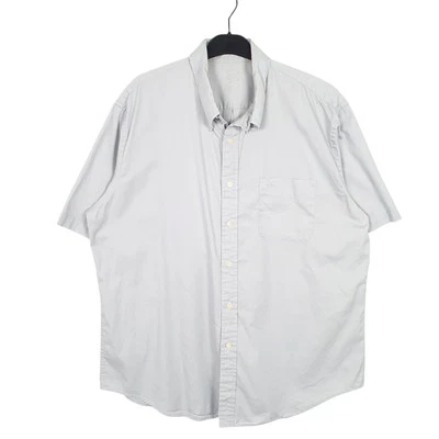 DOCKERS Grey Shirt Short Sleeve Casual Cotton Mens XL - Image 1 of 4