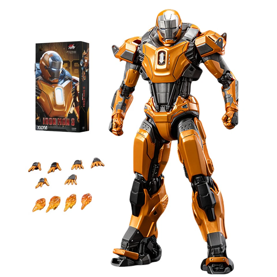 HiPlay ZD Toys 1/10 Iron Man Non-Luminous, MK36 / MK2 / MK16 Action Figure - Image 1 of 4