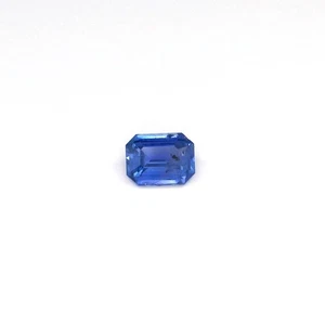 Natural Unheated Blue Sapphire 0.63 Ct Emerald Gemstone for Custom Jewelry  Gift - Picture 1 of 4
