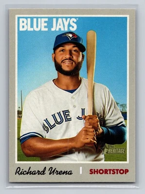 2019 Topps Heritage - Richard Urena #243 - Image 1 of 2