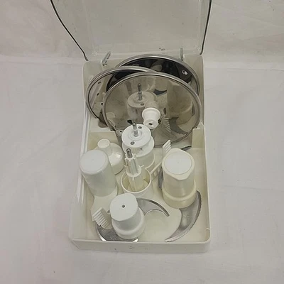 Caja de almacenamiento procesador de alimentos Magimix Cuisine Système con cuchillas y vástago Foto 1 de 4