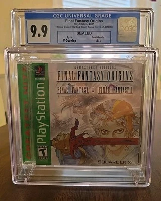 Final Fantasy Origins PS1-Graded CGC 9.9 A+ 2003 Greatest Hits Sealed - Image 1 of 4