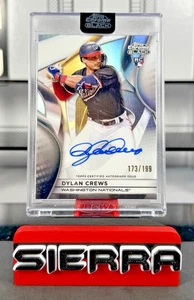 2025 Topps Chrome Black Dylan Crews RC rifrattore automatico / 199 Nationals #CBA-DC - Foto 1 di 3