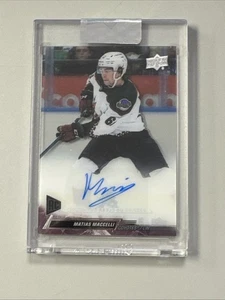 2022-23 Upper Deck Clear Cut Matias Maccelli Auto - Picture 1 of 2