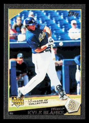 2009 Topps Updates & Highlights #UH52 Kyle Blanks /58 Black Border RC - Image 1 of 2