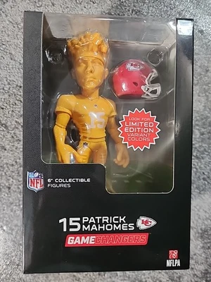 Patrick Mahomes NFL Game Changers KC Chiefs 6" Figura Coleccionable Raro Amarillo Foto 1 de 4