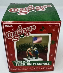 A Christmas Story Flick On A Flagpole Triple Dog Dare Resin Figur Statue NECA - Bild 1 von 15