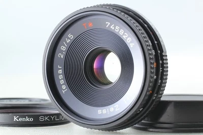 MMJ [Near MINT] Contax Carl Zeiss Tessar T* 45mm f/2.8 MF Pancake C/Y Lens JAPAN - Image 1 of 4