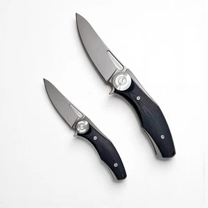 2 Klappmesser Set D2 Stahlklingen G10 Griff - groß & klein EDC - Bild 1 von 10