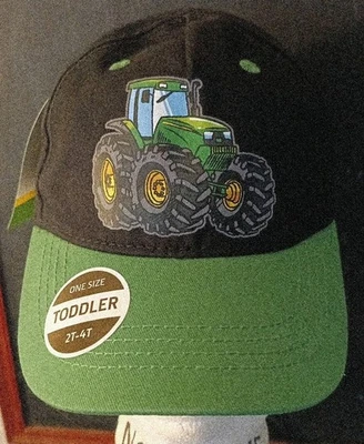 John Deere Stretchy Boys Toddler Hat Tractor Graphic 100% Cotton - Image 1 of 4