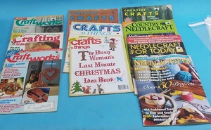 "Lot of 10 assorted Crafting magazines 60s 70s and 80s" - Picture 1 of 11