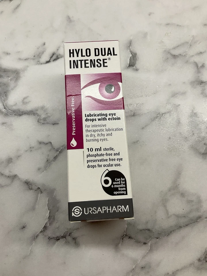 SEALED HYLO DUAL INTENSE EYE DROPS, 10 ml - 02/2028 Expires