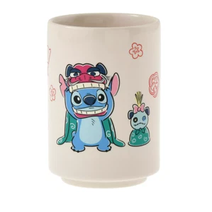 Taza de té Stitch & Scrump tienda Disney PUNTADA AÑO NUEVO 2026 - Imagen 1 de 6