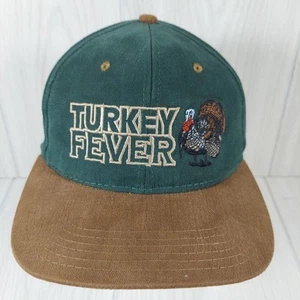 Vintage Turkey Fever Hat Hunting Snapback Made In USA Signatures Adjustable - Picture 1 of 8